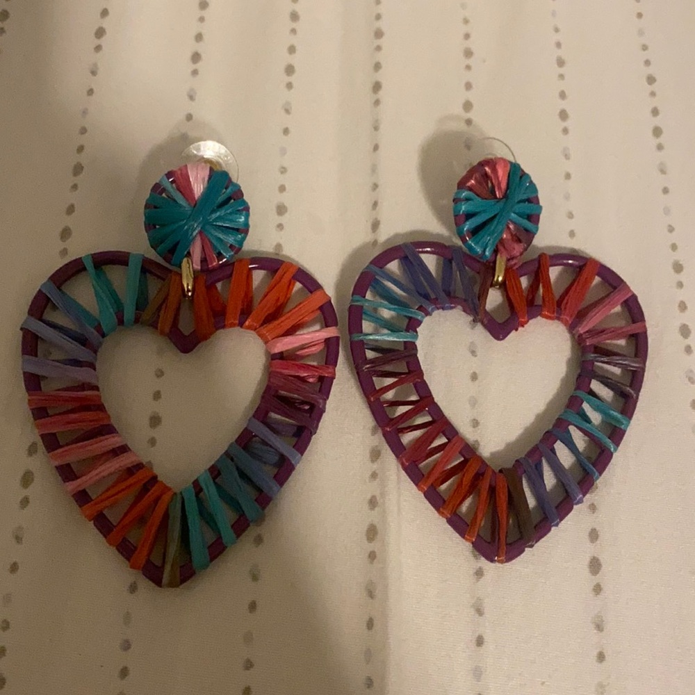 Heart shaped earrings